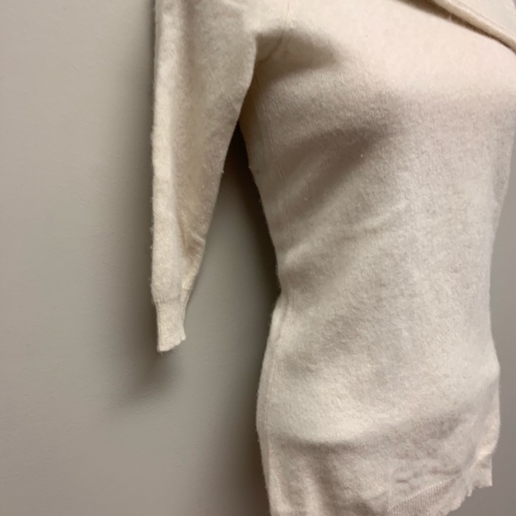 Cynthia Rowley ivory Cashmere Tunic Sweater m - Picture 2 of 5